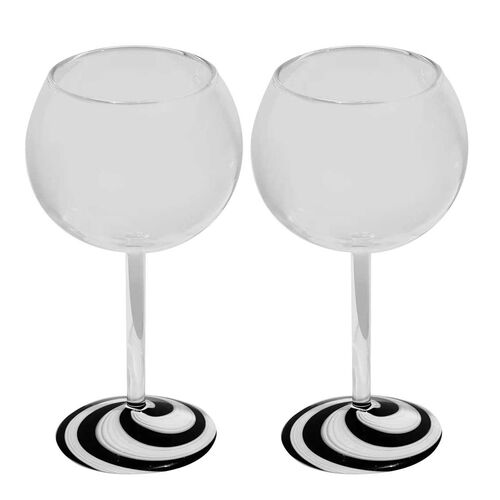 FAZEEK Swirl Wine Glass Set of 2